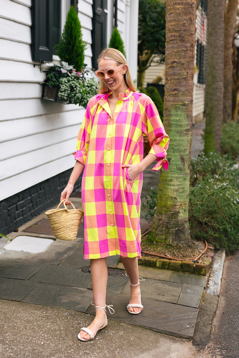 Rose Muse flare shirt dress イエロー rosemuse ロゼミュ flare shirt dress イエロー