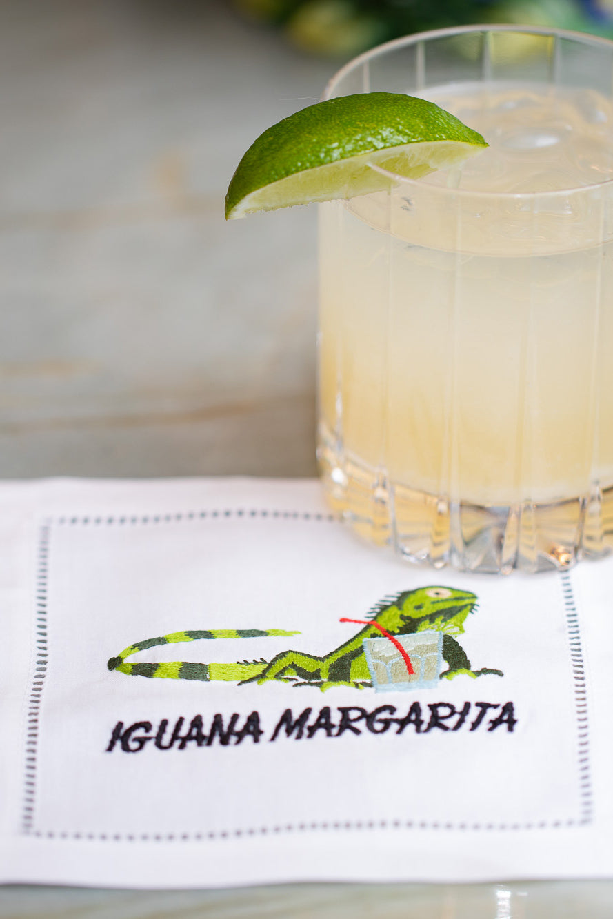August Morgan Iguana Margarita Cocktail Napkins - Thumbnail 2