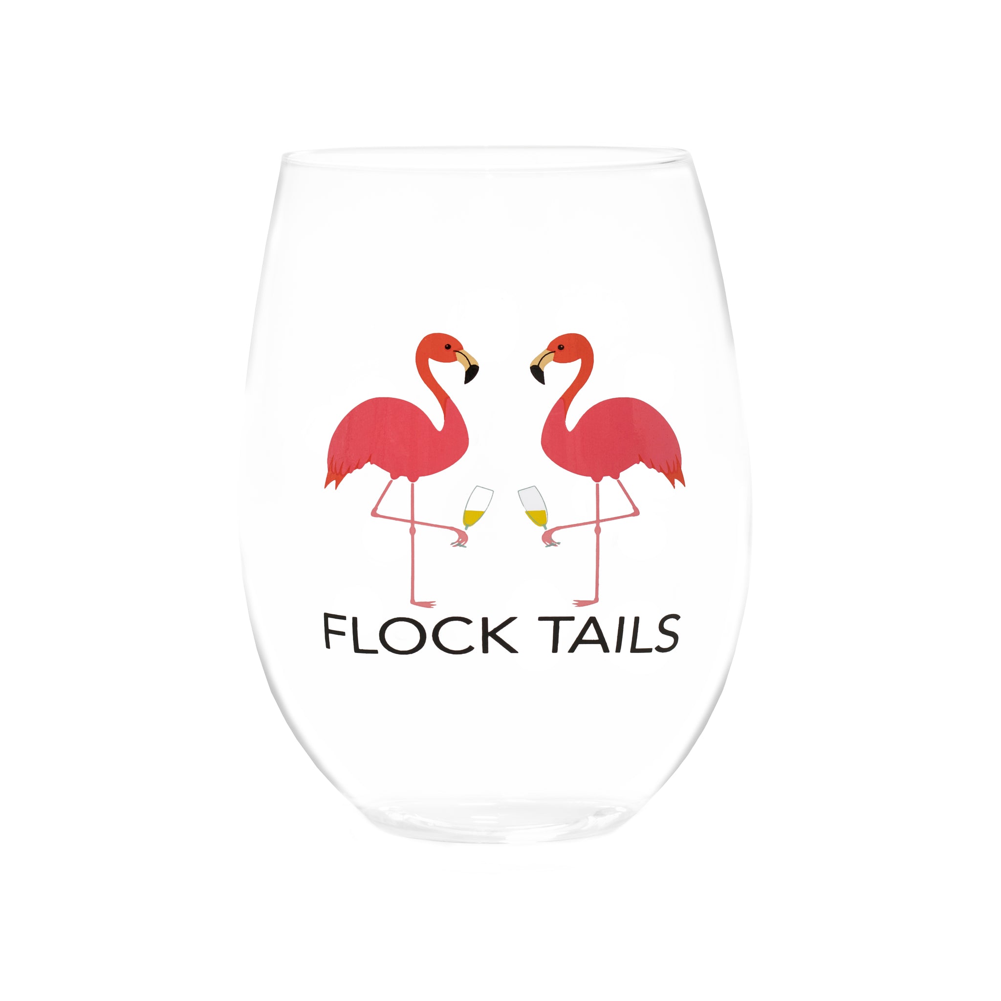 FLOCK TAILS STEMLESS WINE GLASSES  August Morgan